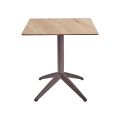 Стол QUATRO FOLD 70X70 MOKA-OAK1